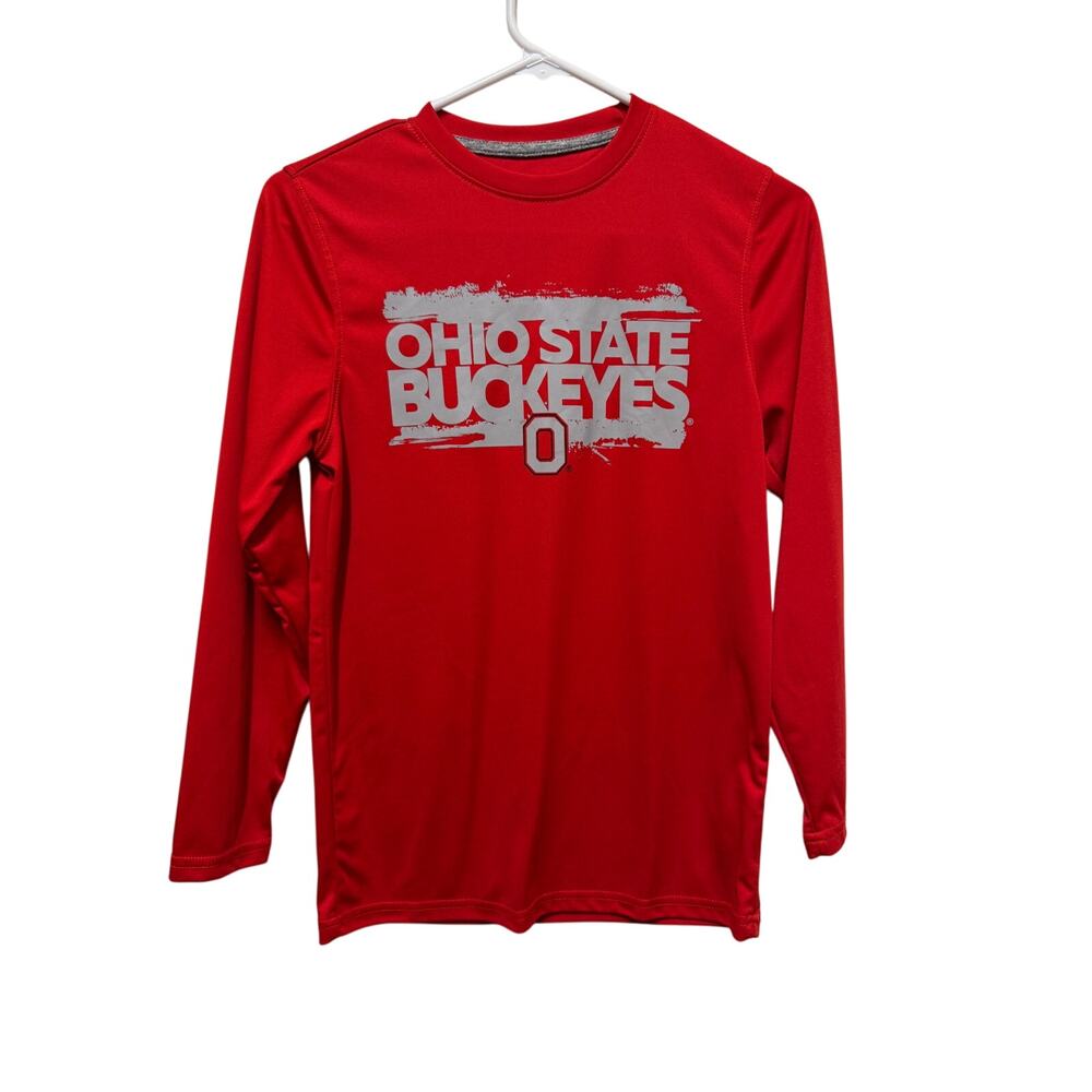 Ohio State Buckeyes Long sleeve Red Athletic Shirt Youth Size Large